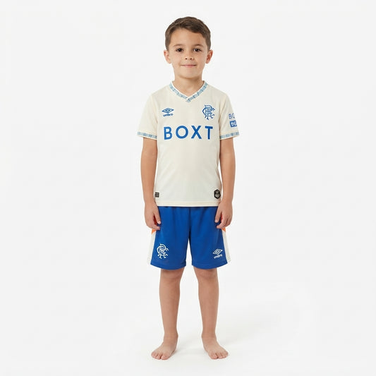 Kit Infantil Rangers Away 26/27 - Bege