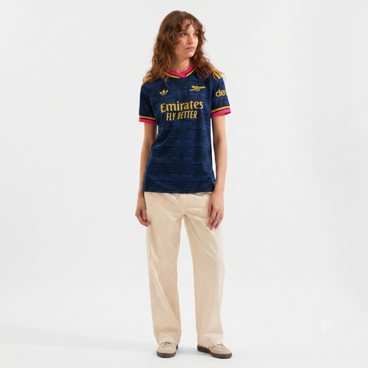 Arsenal Away 26/27 Feminina Adidas - Azul