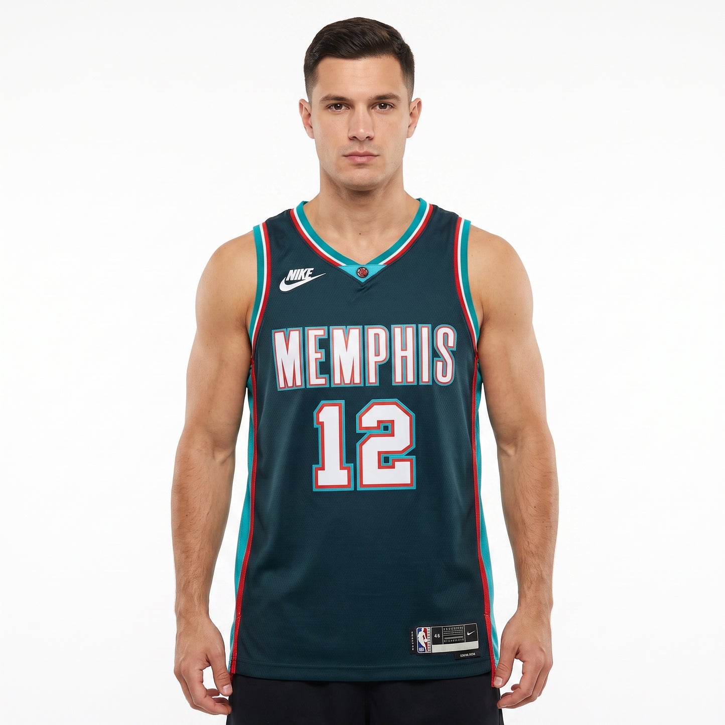 Regata Memphis Grizzlies Masculina - Preta