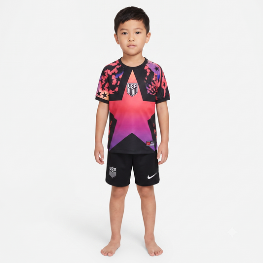 Kit Infantil EUA Goleiro 26/27 - Vermelho