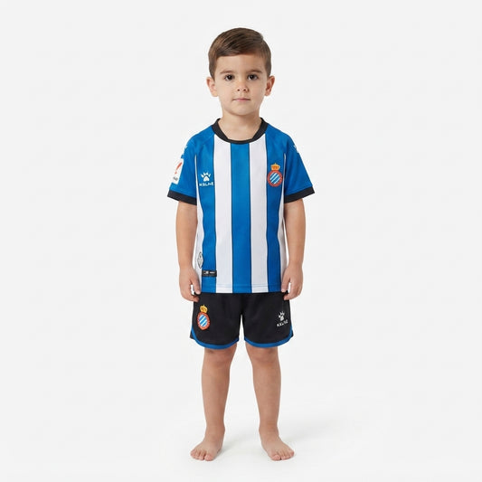 Kit Infantil Espanyol Home 26/27  - Azul e Branca
