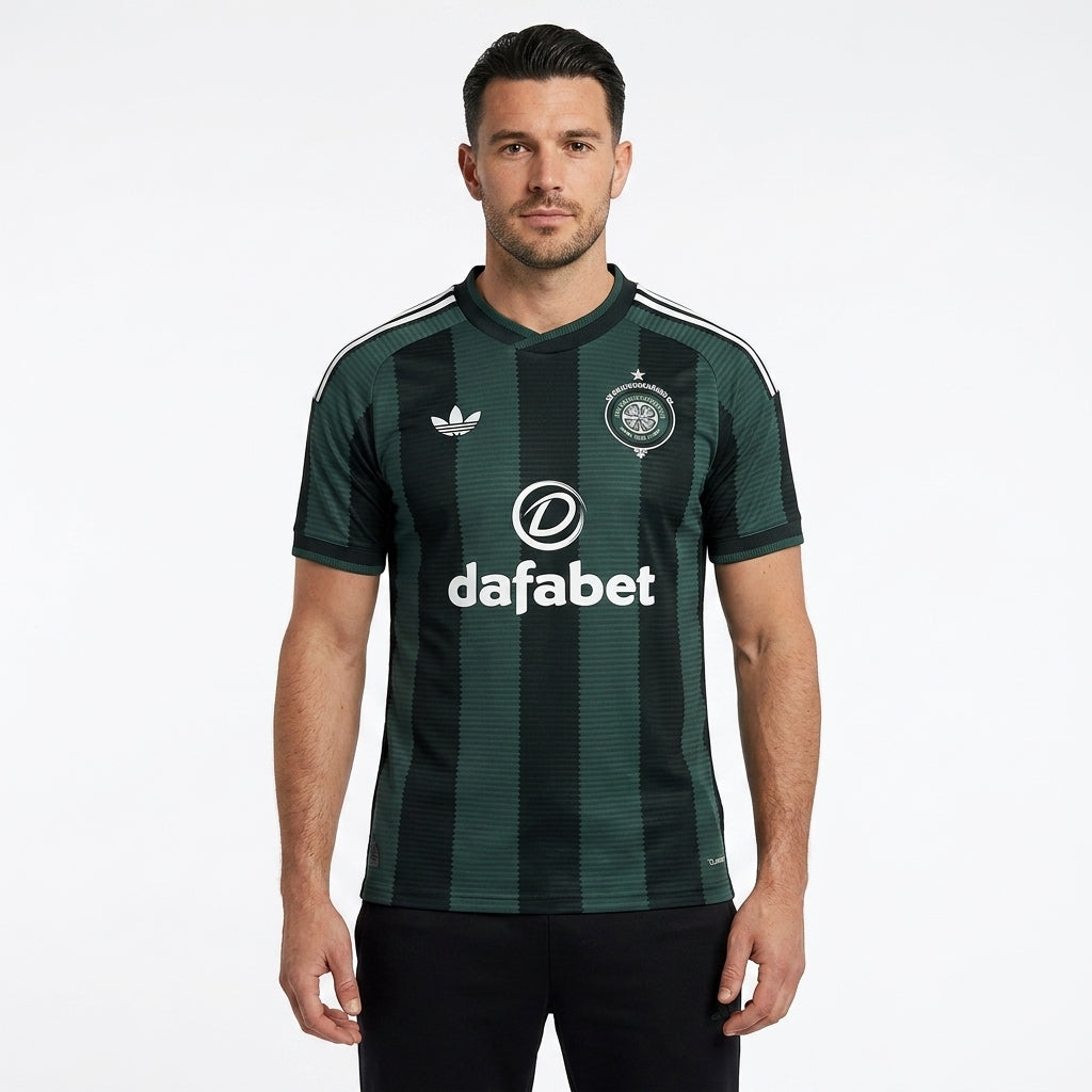 Celtic Away 26/27 Jogador Adidas - Preto e Verde