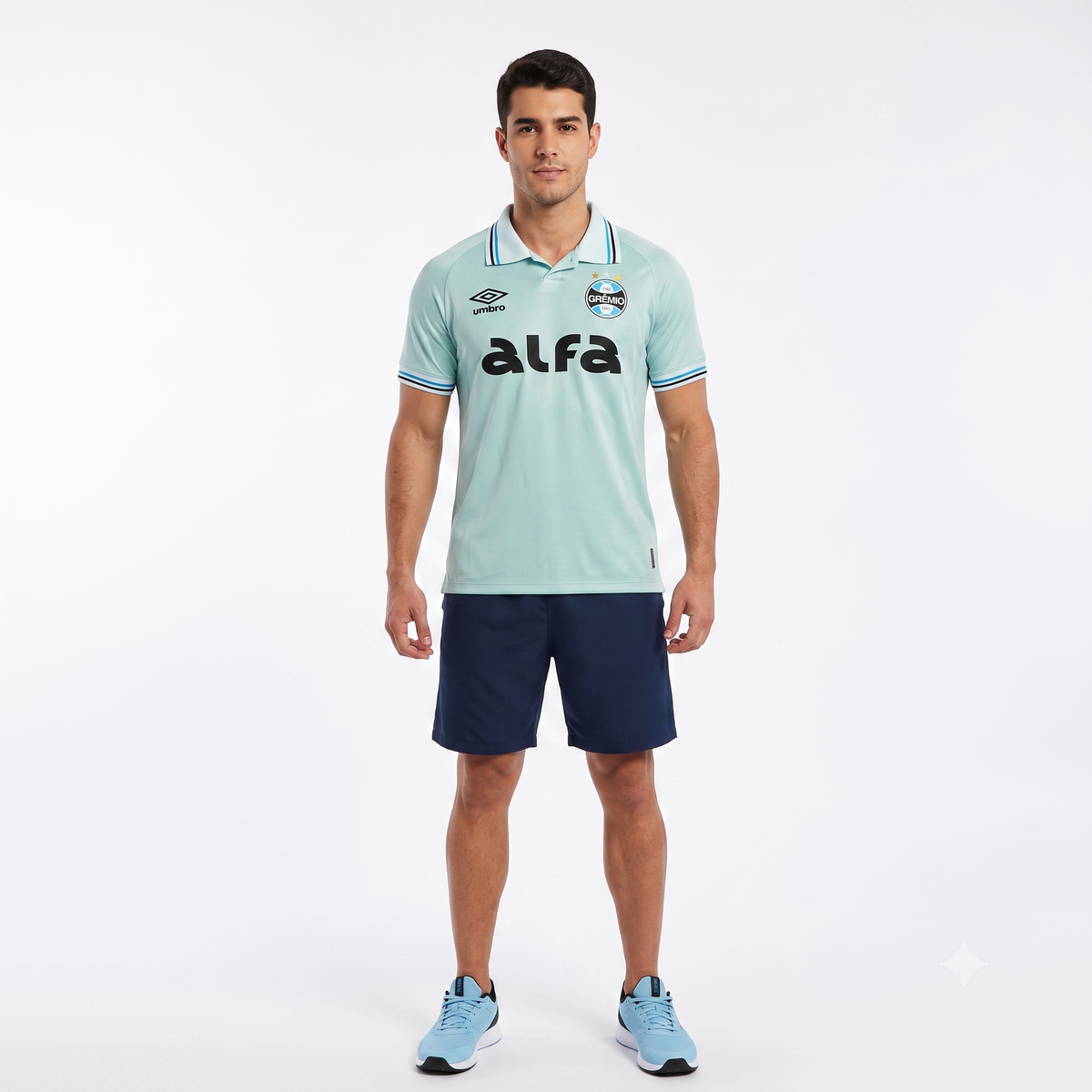 Grêmio Third 25/26 Umbro Jogador Masculino - Azul Celeste