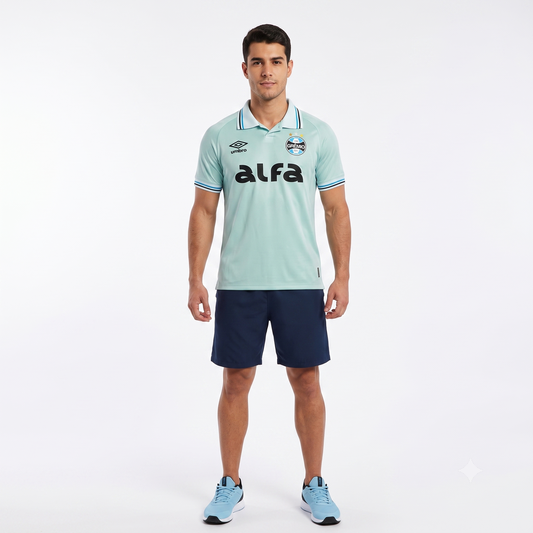 Grêmio Third 25/26 Umbro Jogador Masculino - Azul Celeste