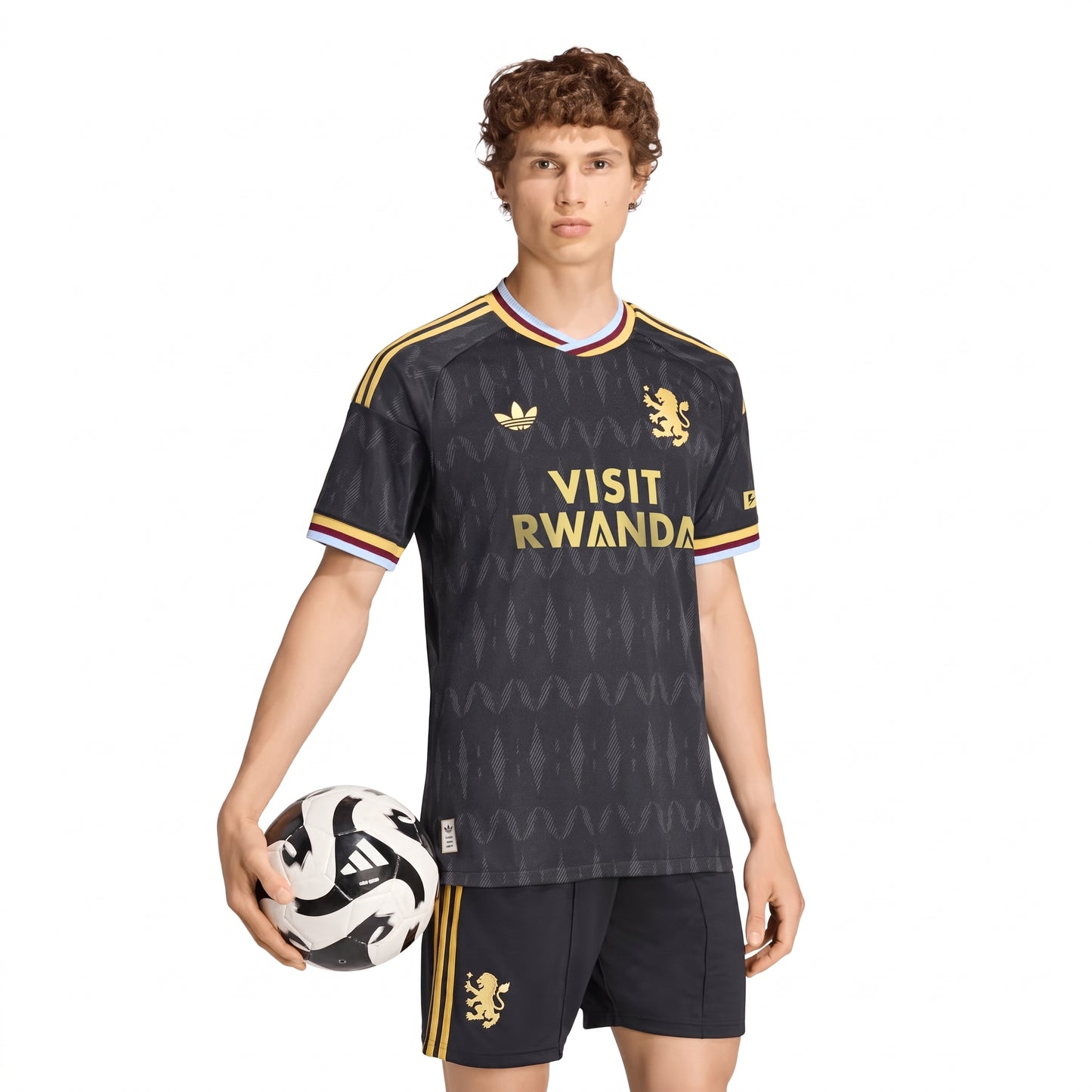 Aston Villa Away 26/27 Jogador Adidas - Preta