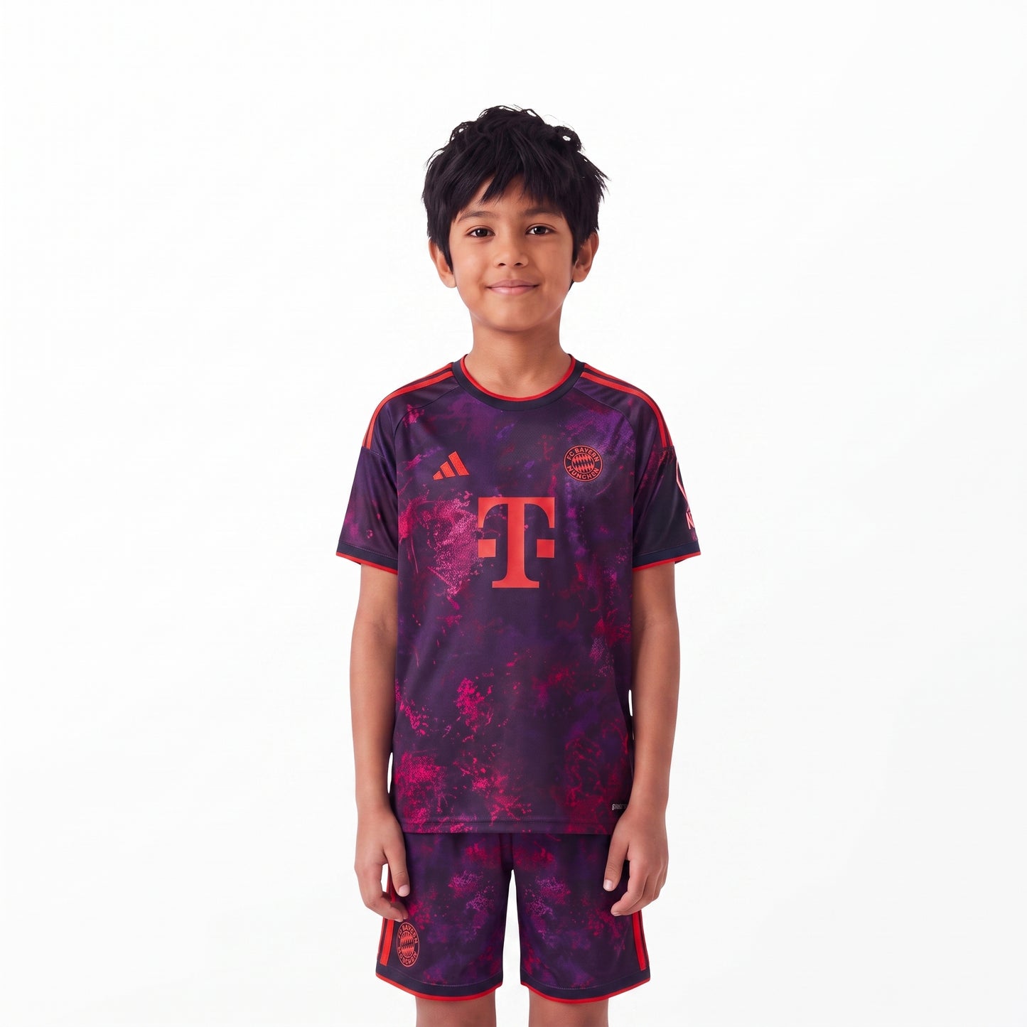 Kit Infantil Bayern de Munique Third 26/27 - Roxa
