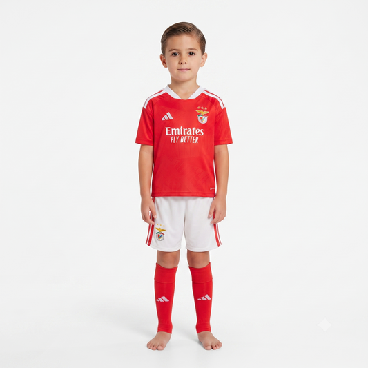 Kit Infantil Benfica Home 26/27 - Vermelho