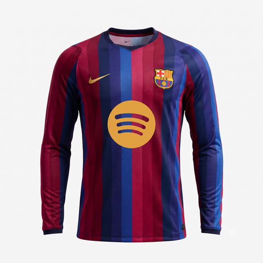 Barcelona Home Manga Longa 26/27 Torcedor Nike - Grená