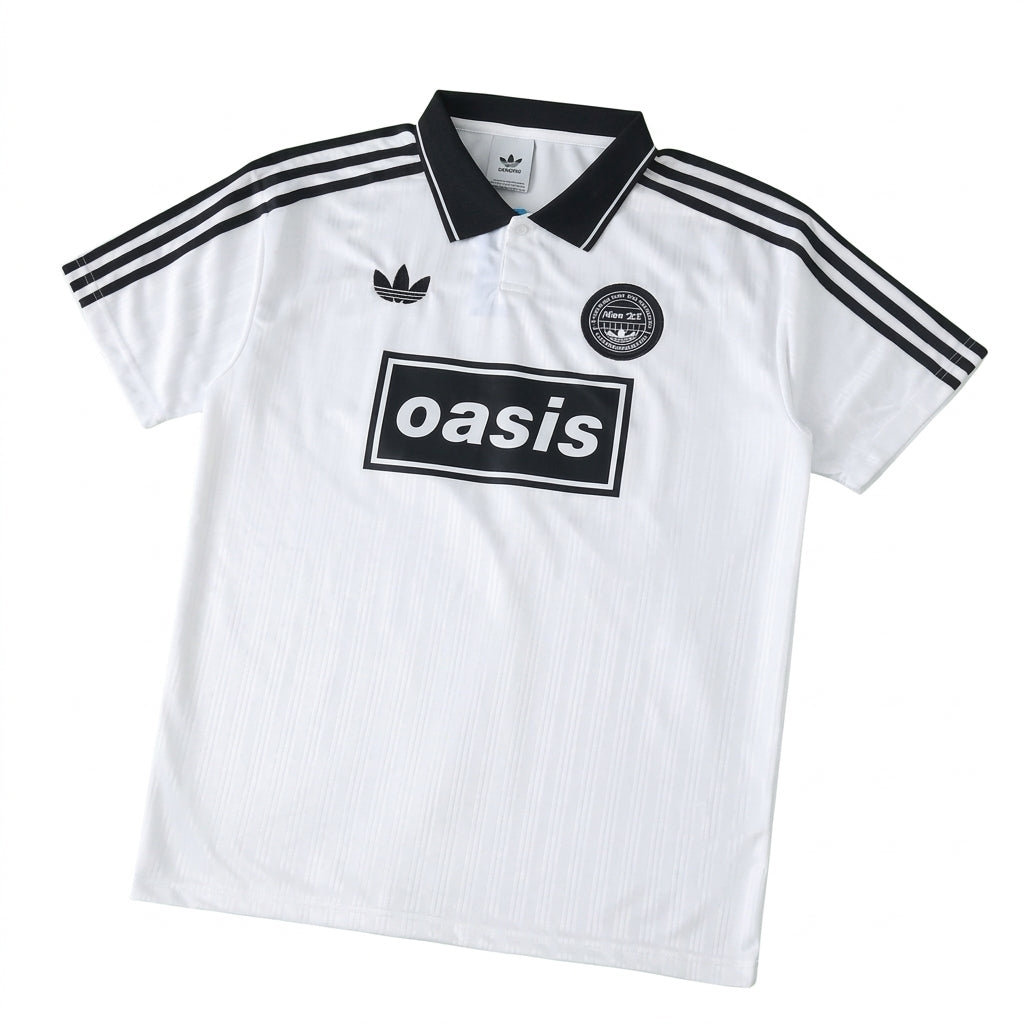 Camisa Banda Oasis x Adidas 2025 - Branca