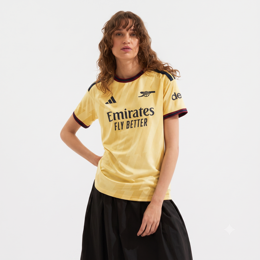 Arsenal Third 26/27 Feminina Adidas - Amarela