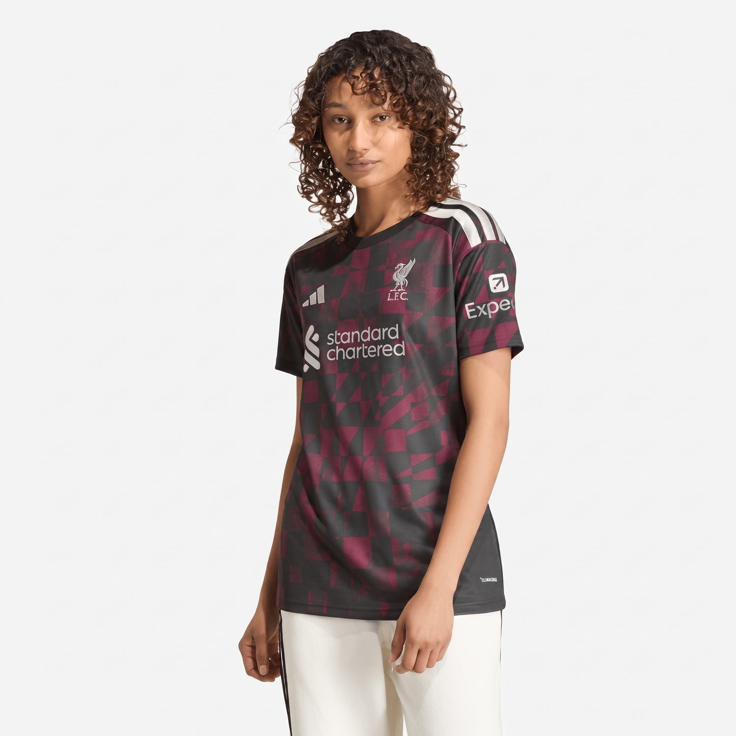 Liverpool Third 26/27 Feminina Adidas - Preto e Vermelho