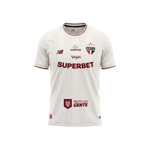 São Paulo Third 26/27 Com Patrocinadores Torcedor NB - Bege
