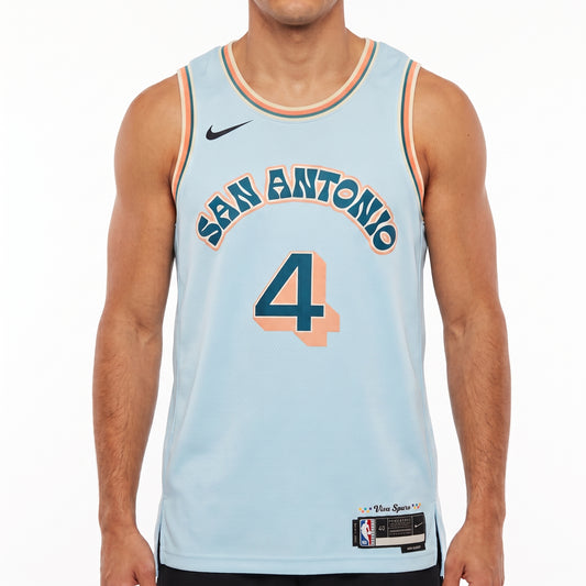 Regata San Antonio Spurs Masculina - Azul Claro
