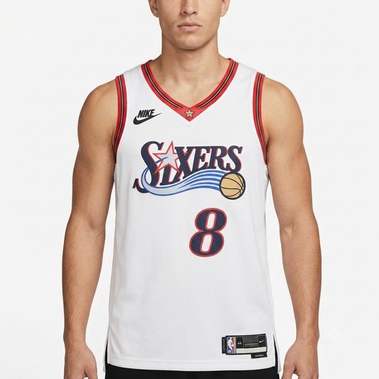 Regata Philadelphia 76ers Masculina - Branca