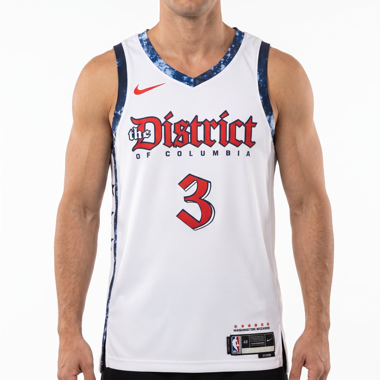 Regata Washington Wizards Masculina - Branca