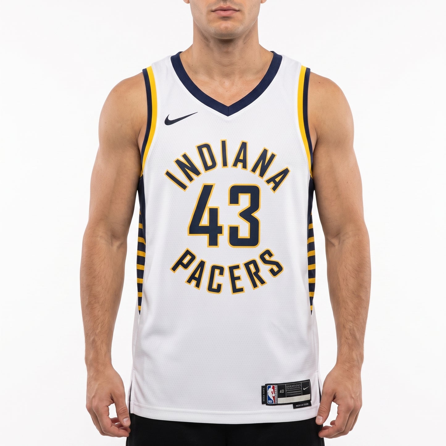 Regata Indiana Pacers Masculina -  Branca