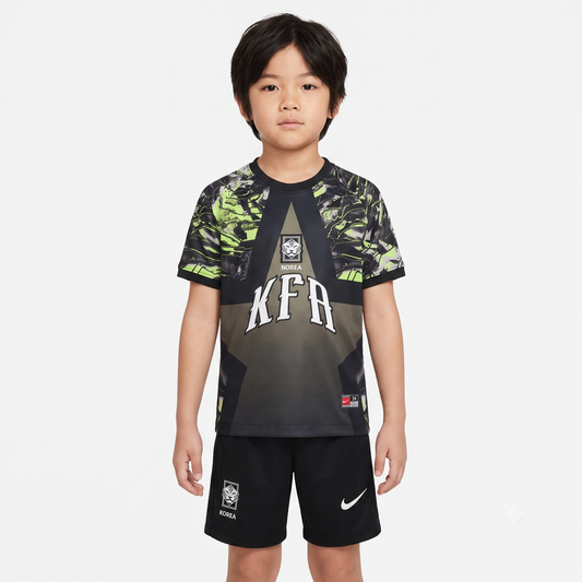 Kit Infantil Coreia Do Sul Goleiro 26/27 - Cinza