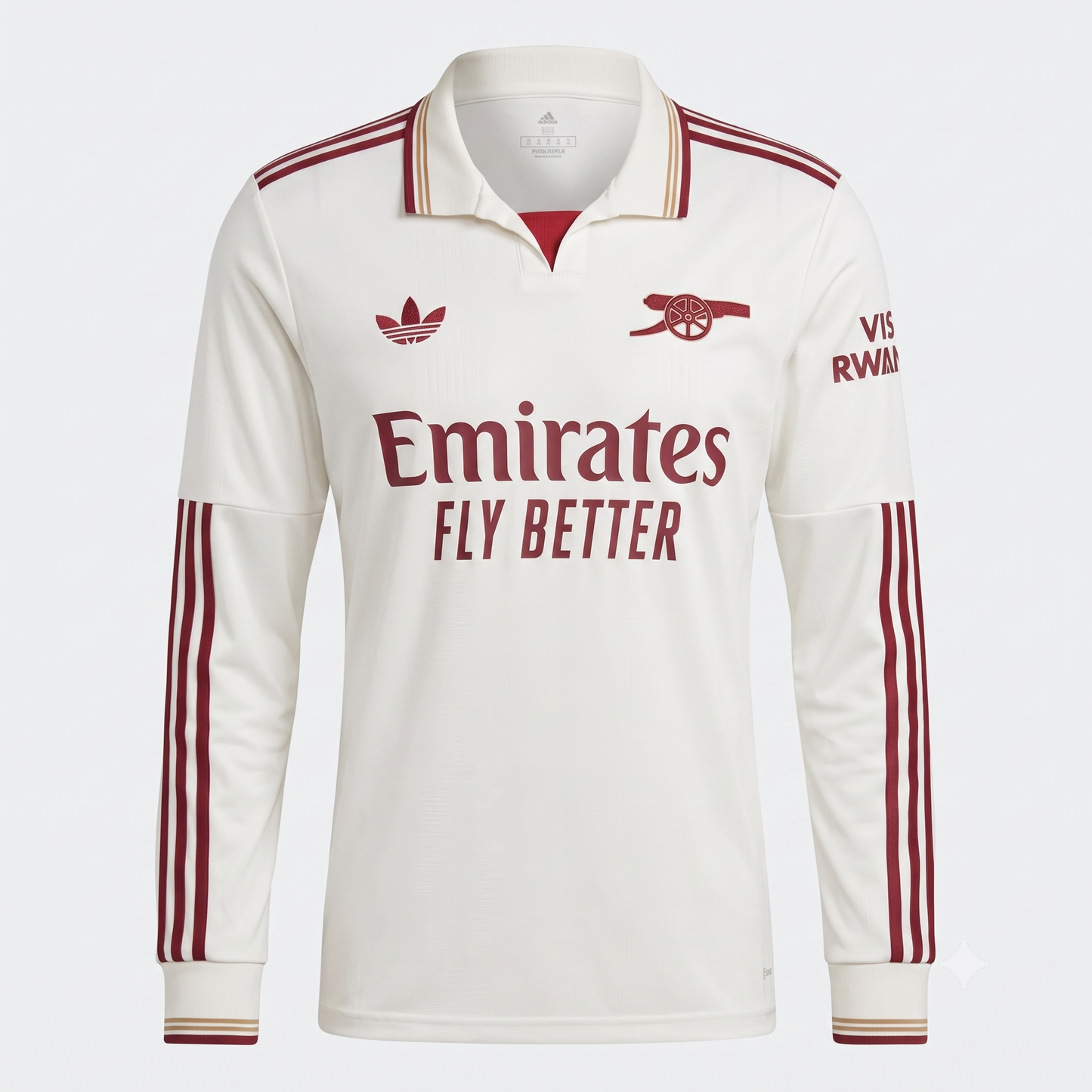 Arsenal Third 25/26 Manga Longa Adidas - Branca