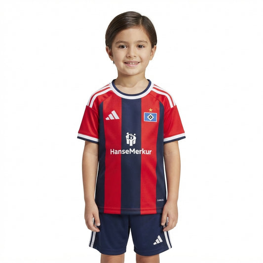 Kit Infantil Hamburgo Third 26/27 - Azul e Vermelho