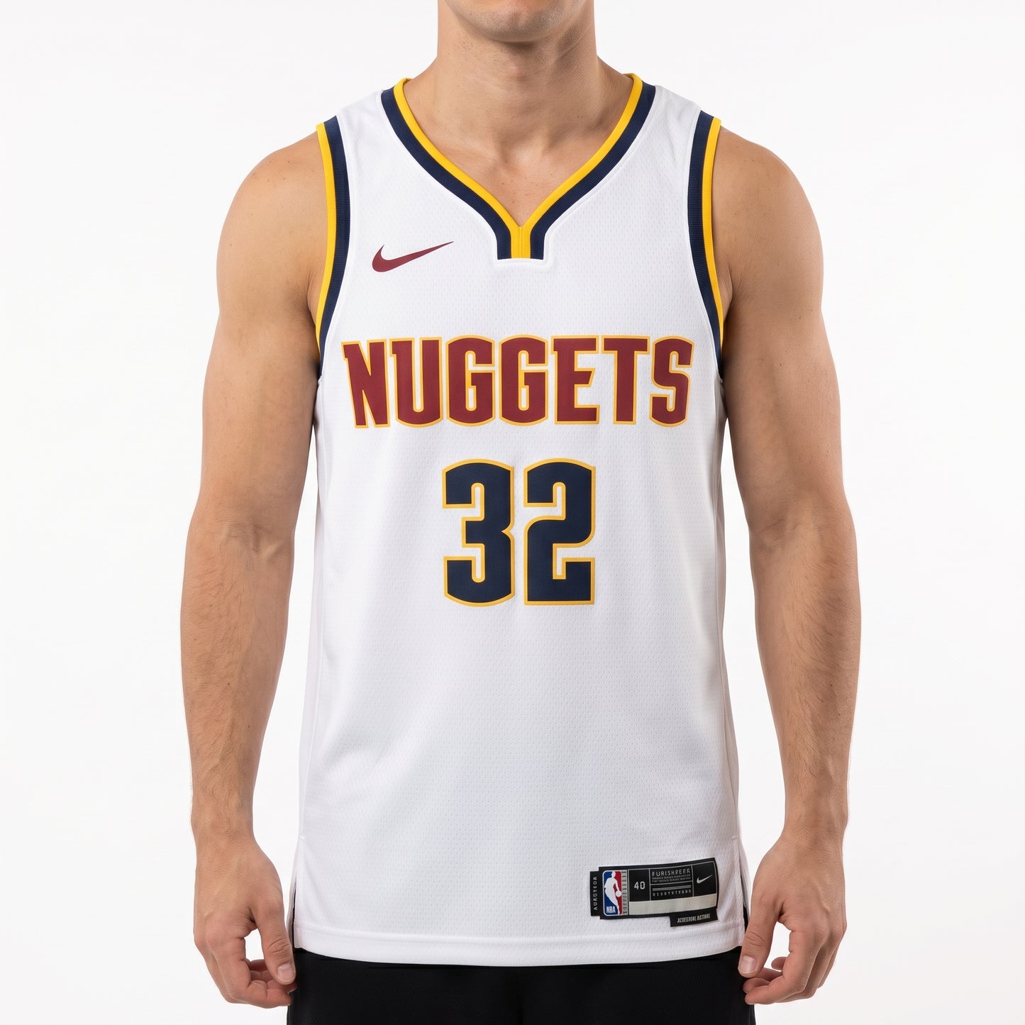 Regata Denver Nuggets Masculina - Branca