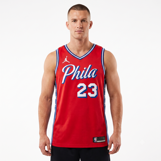 Regata Philadelphia 76ers Masculina - Vermelho