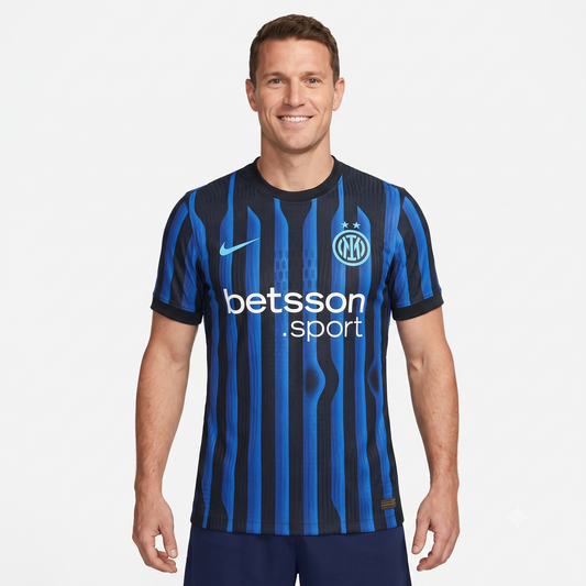 Inter de Milão Home 25/26 Jogador Nike - Azul e Preto
