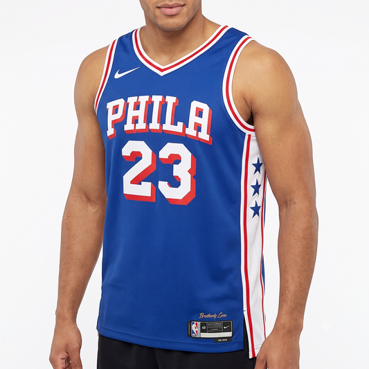 Regata Philadelphia 76ers Masculina - Azul