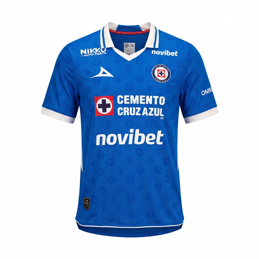 Cruz Azul Home 26/27 Torcedor Pirma Masculino - Azul