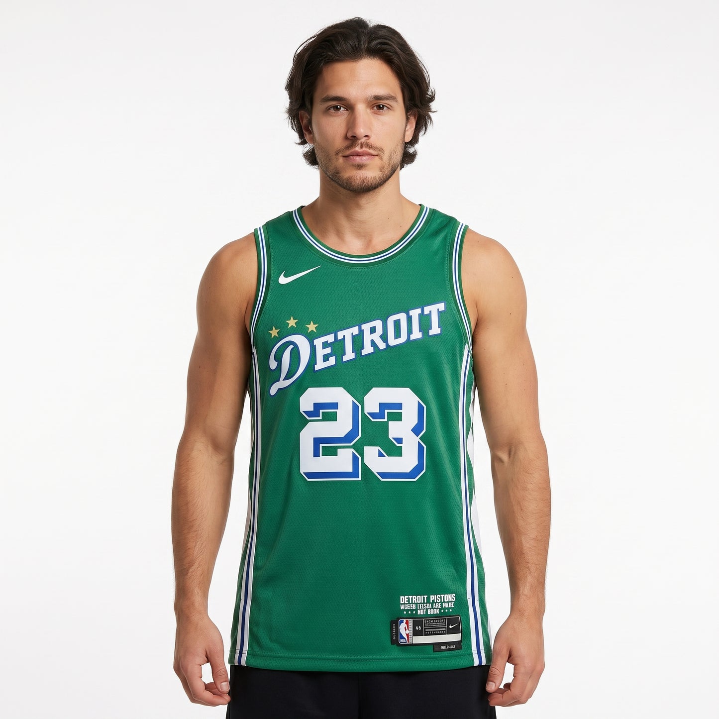Regata Detroit Pistons Masculina - Verde