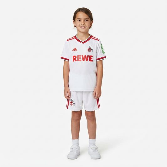 Kit Infantil 1. FC Köln Home 26/27 -  Branco