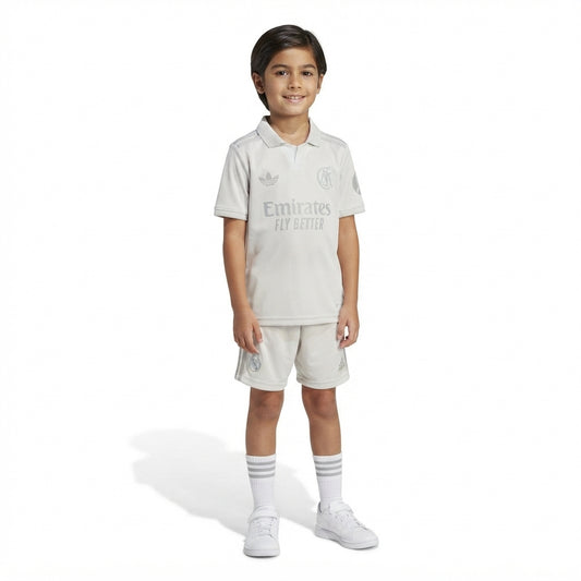Kit Infantil Real Madrid 125 Anos 26/27 - Branca