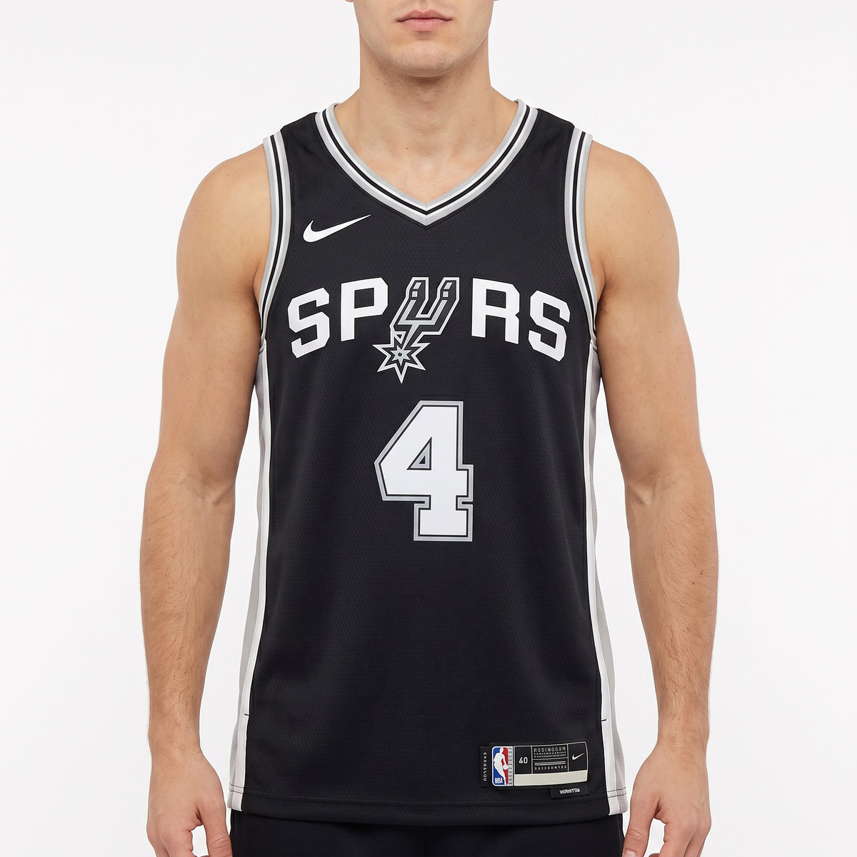 Regata San Antonio Spurs Masculina - Preta