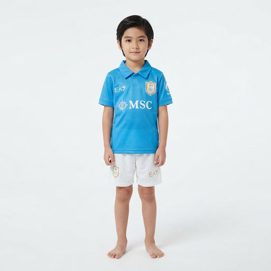 Kit Infantil Napoli Home 26/27  - Azul