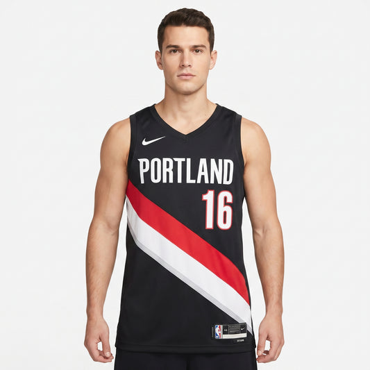 Regata Portland Trail Blazers Masculina - Preto