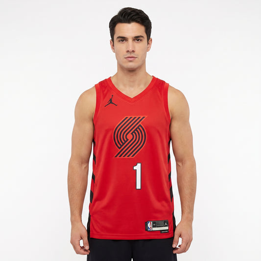Regata Portland Trail Blazers Masculina - Vermelho