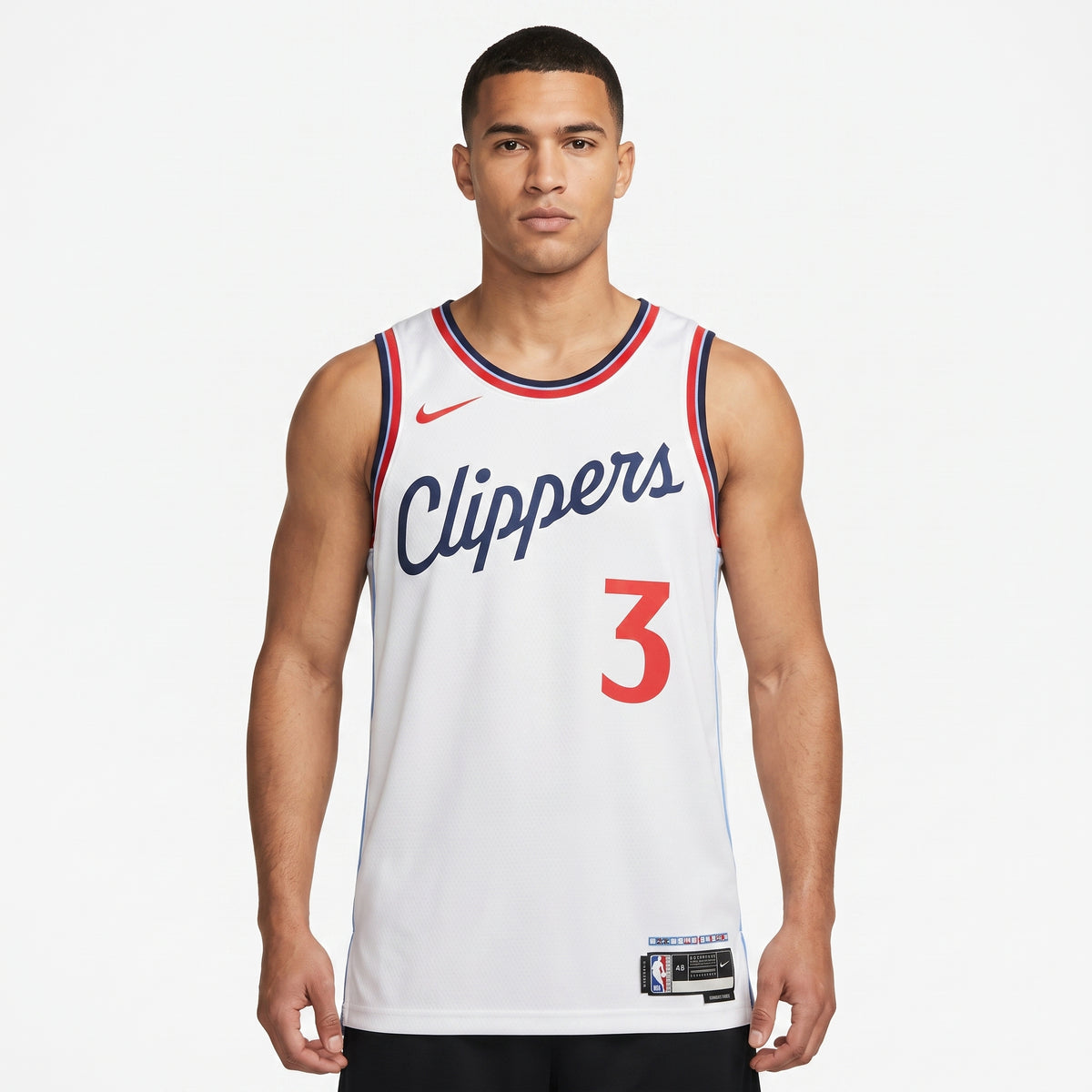 Regata Los Angeles Clippers Masculina - Branca