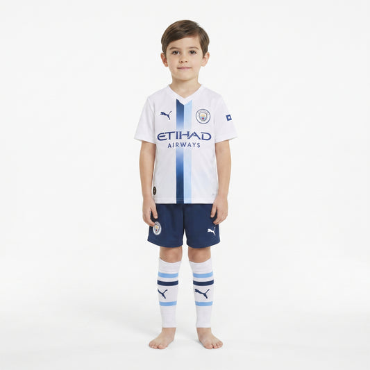 Kit Infantil Manchester City Third 26/27 - Branca