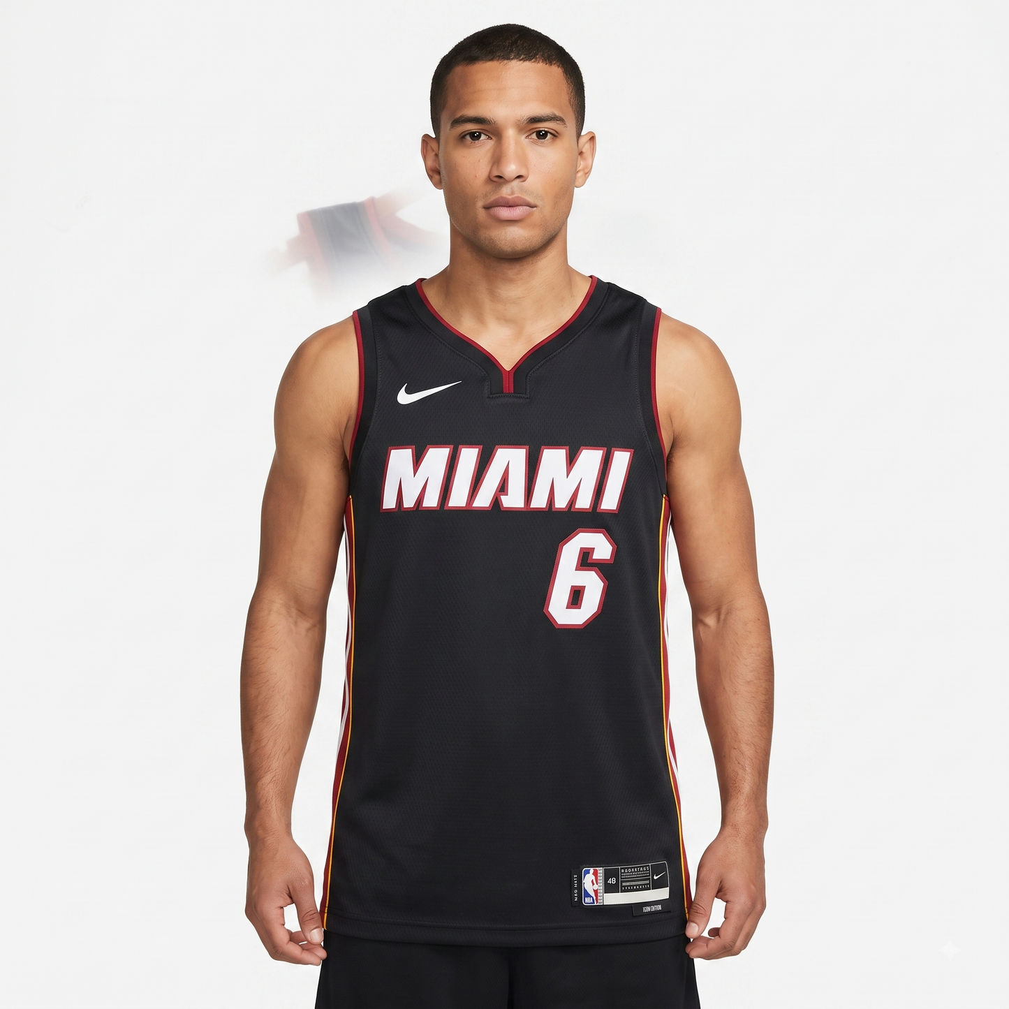 Regata Miami Heat Masculina - Preto