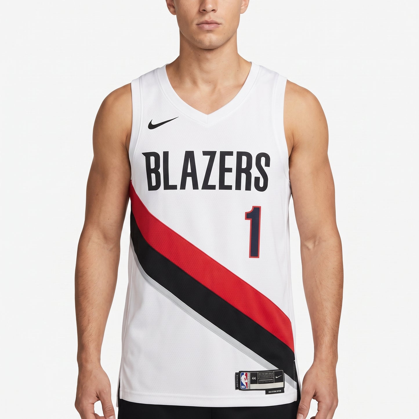 Regata Portland Trail Blazers Masculina - Branca
