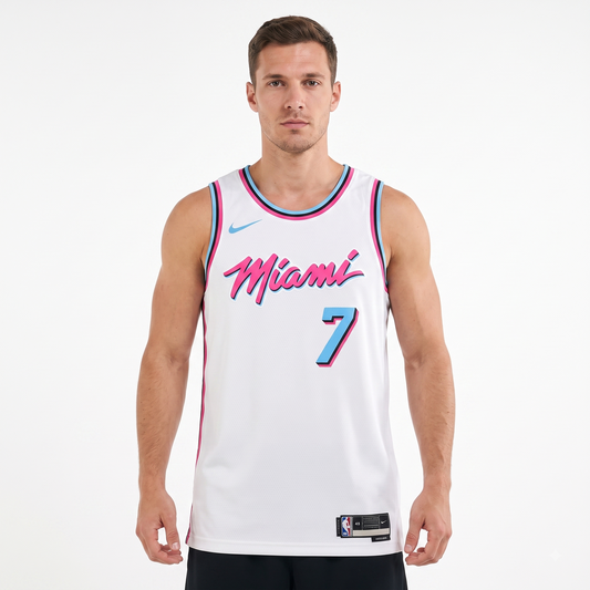 Regata Miami Heat Masculina - Branca