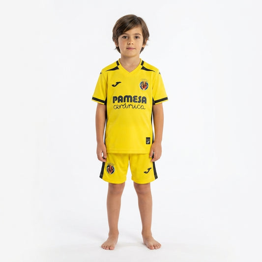 Kit Infantil Villareal Home 26/27  - Amarelo