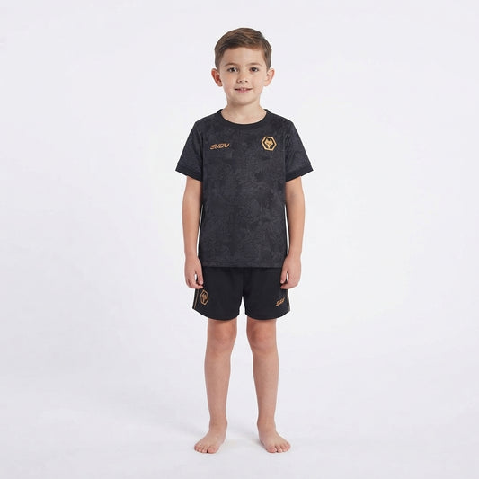 Kit Infantil Wolves Third 26/27 - Cinza