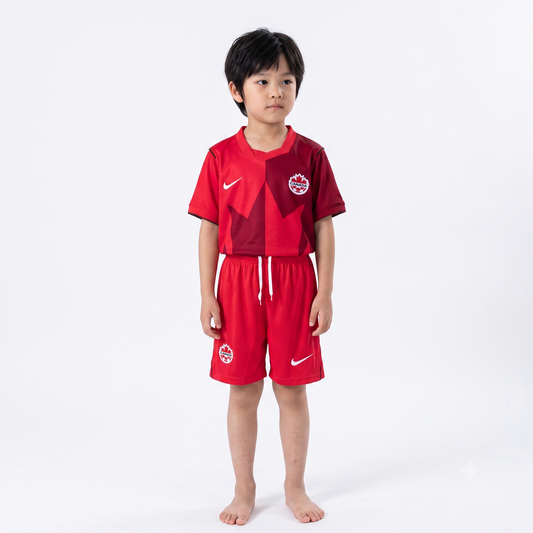 Kit Infantil Canadá Home 26/27 - Vermelho