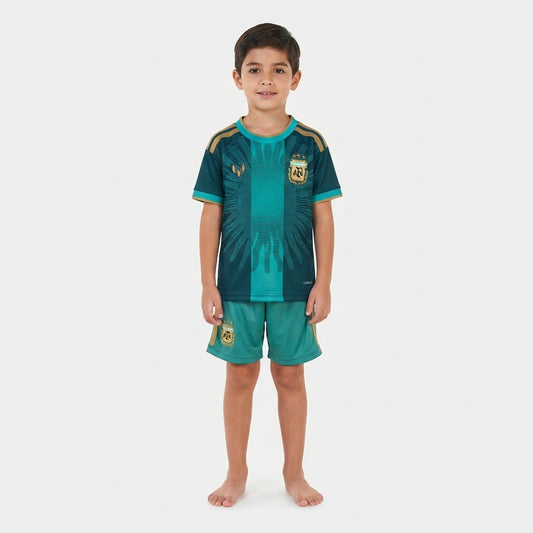 Kit Infantil Argentina Despedida Messi 26/27 - Verde