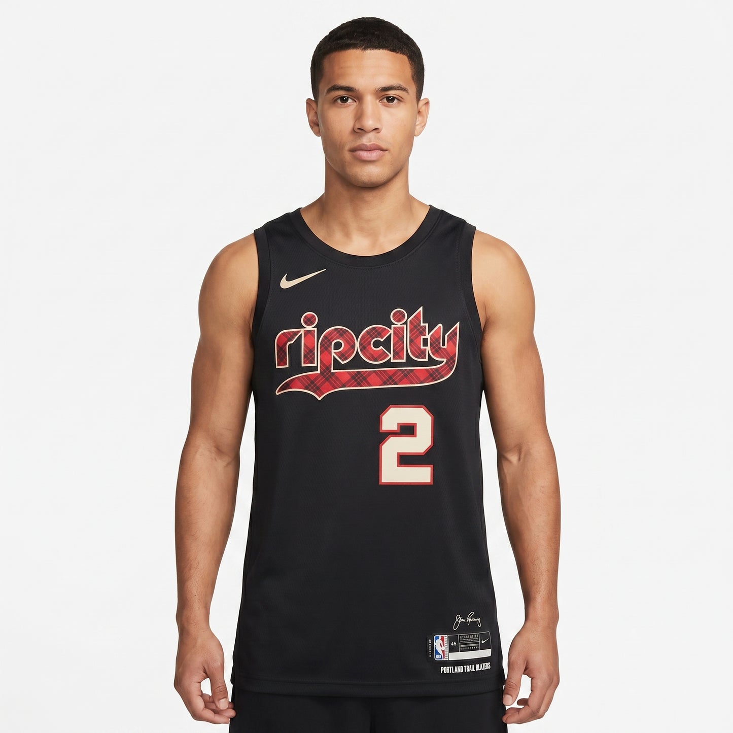 Regata Portland Trail Blazers Masculina - Preto