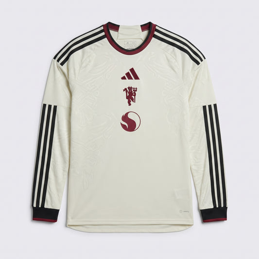 Manchester United Third 26/27 Manga Longa Torcedor Adidas - Branca