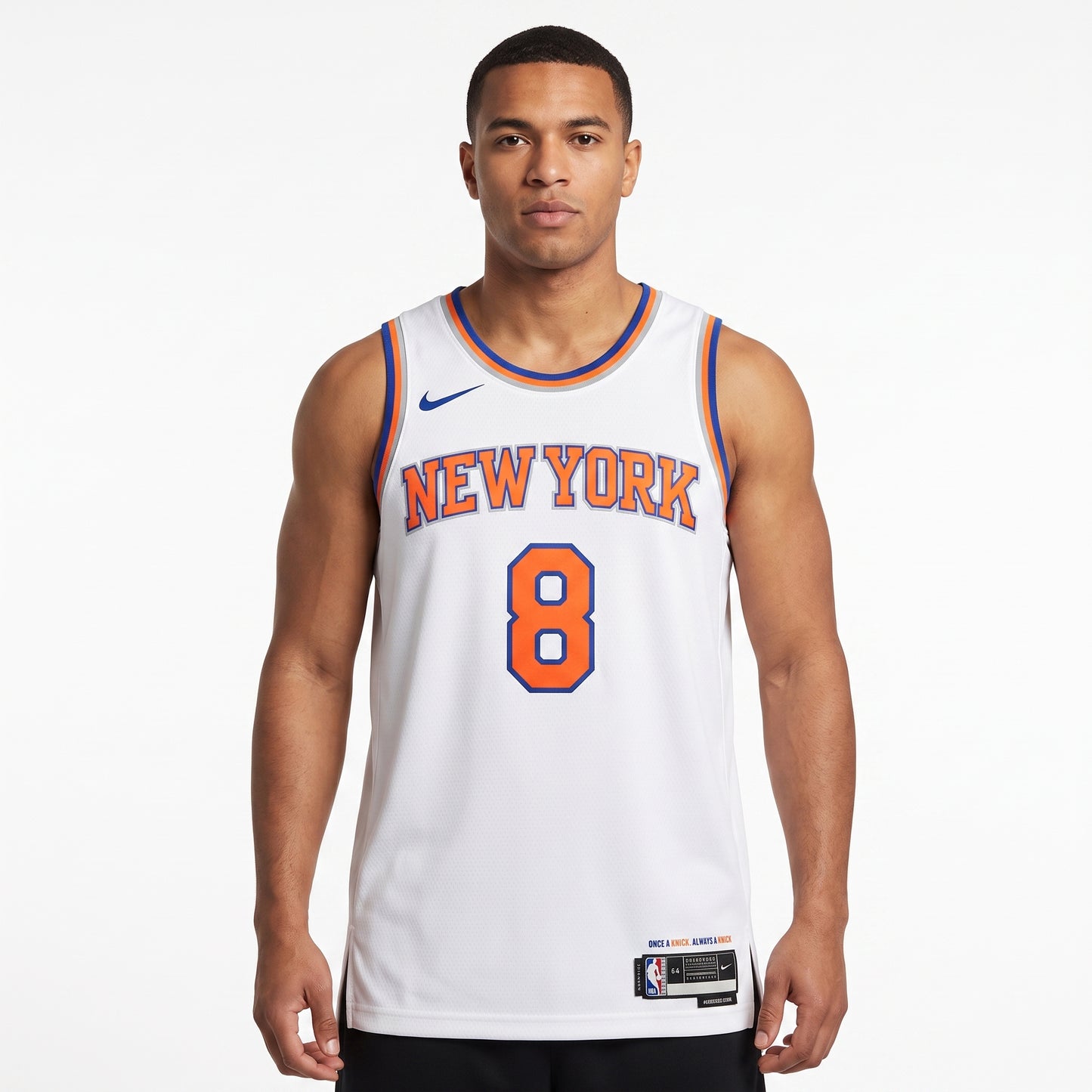 Regata New York Knicks Masculina - Branca
