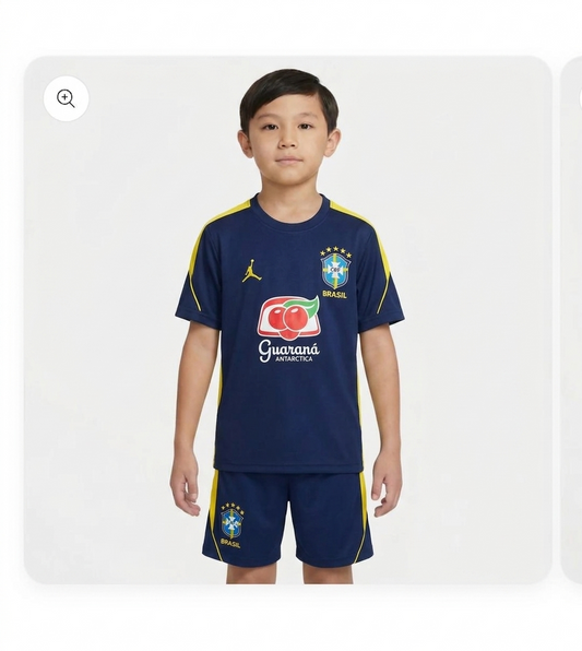 Kit Infantil Brasil Treino 26/27 - Azul