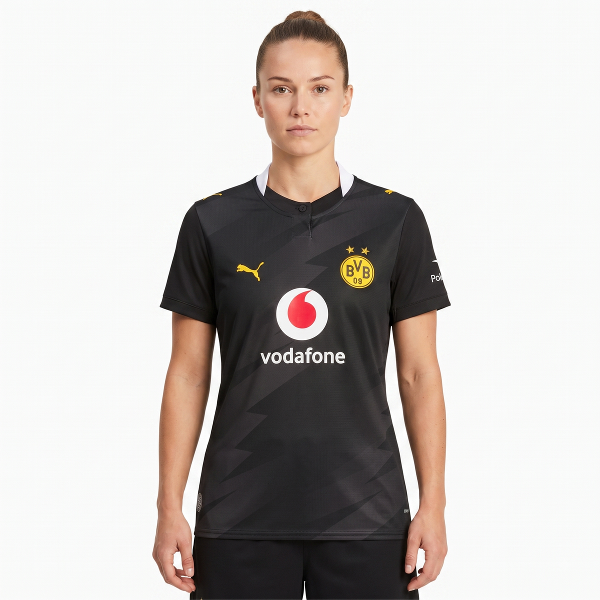 Borussia Dortmund Away 26/27 Feminina Puma - Preta