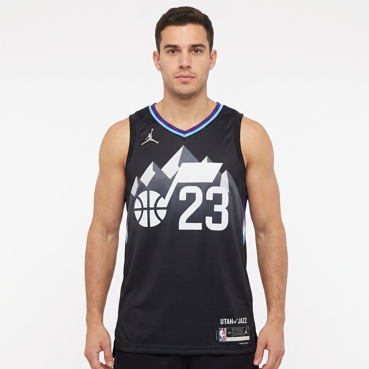 Regata Utah Jazz Masculina - Preta